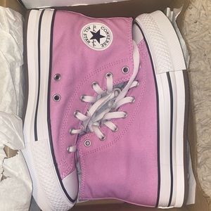 platform high top converse